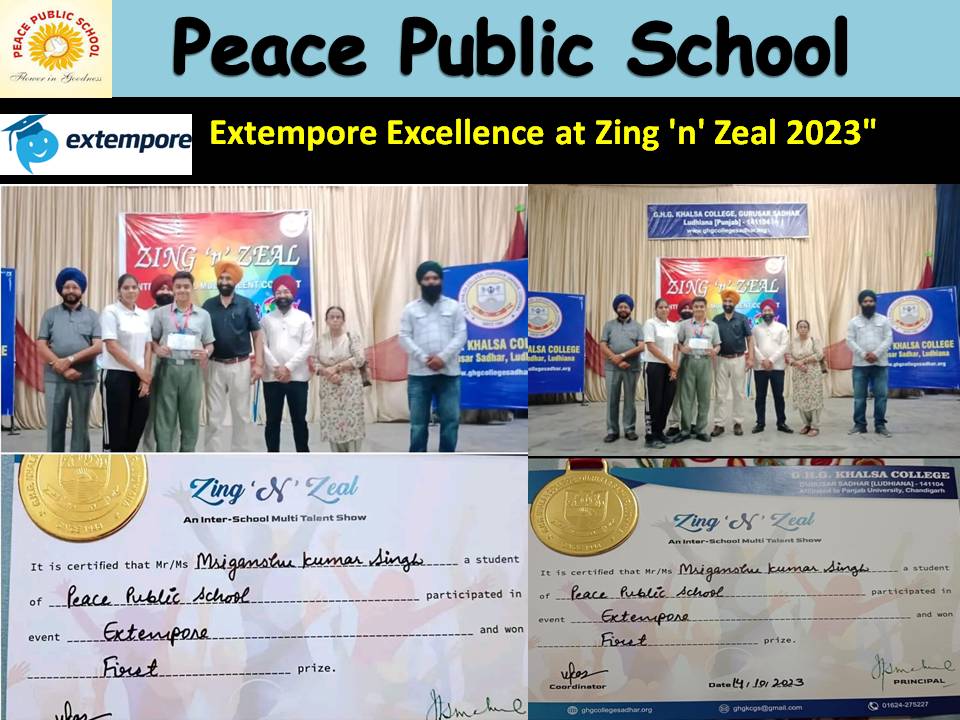 Extempore Excellence at Zing 'n' Zeal 2023!!!