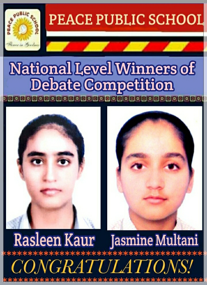 Peace Public Debaters Win Acclamations at National level!