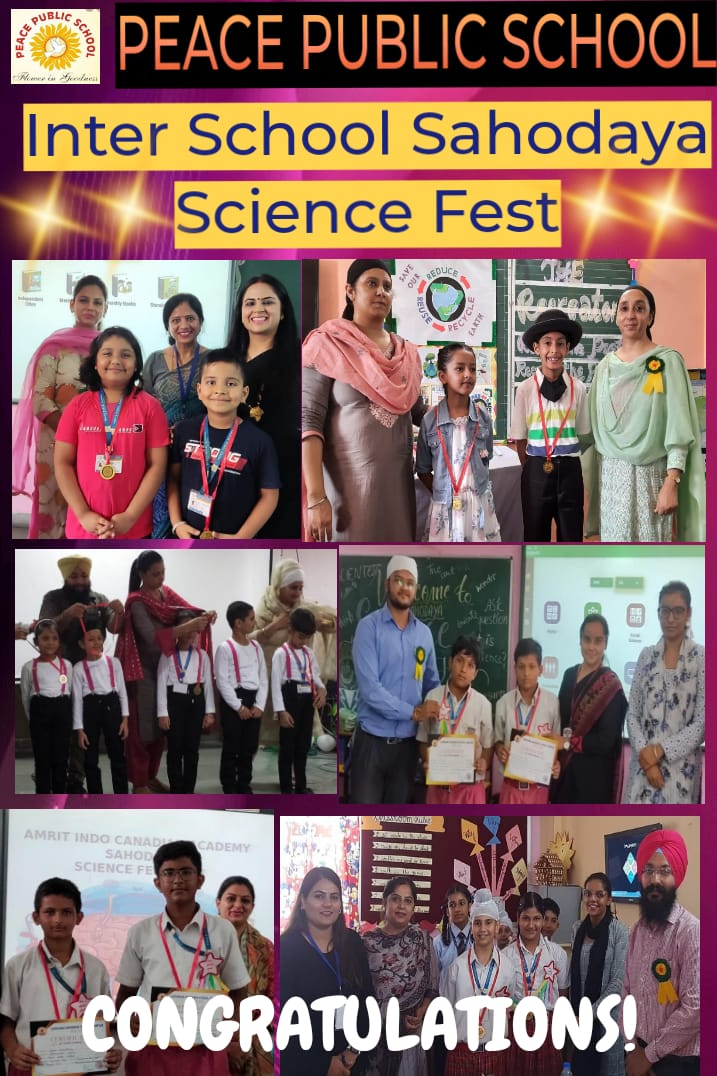Inter School Sahodaya Science Fest Inter School Sahodaya Science Fest